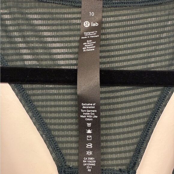 NWT LULULEMON Limited Edition Lab Grid Mesh Singlet Graphic Terra Cosmo Size 10 - Picture 12 of 13